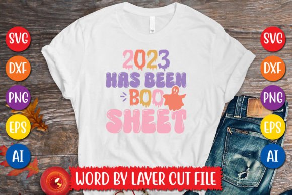 2023 Has Been Boo Sheet Retro Design