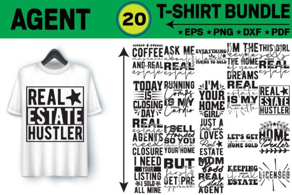 Agent T-shirt Design Bundle