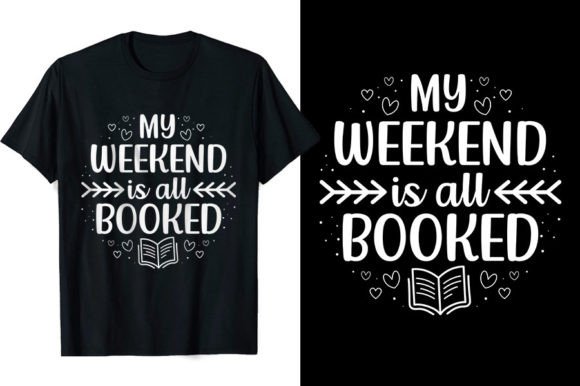 Book Lover Typography T-shirt Design Svg