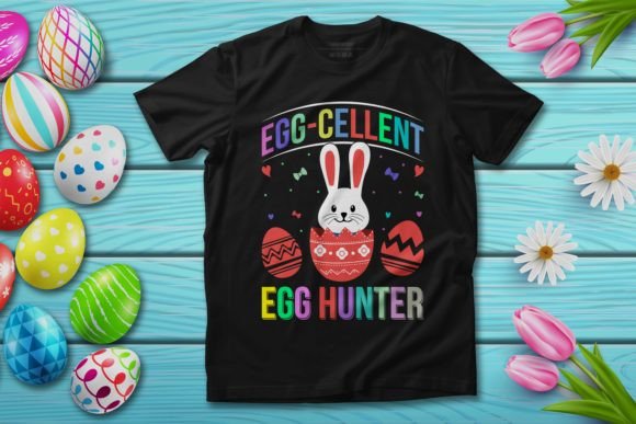 Egg-cellent Egg Hunter Easter Day Design