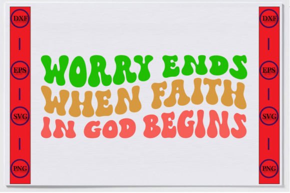 Faith Bible Retro T-shirt Design for Graphics & T-Shirt Designs