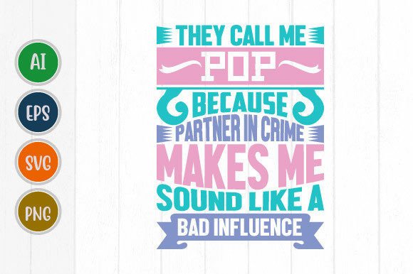 Pop Because Partner in Crime, Pop Design Graphics