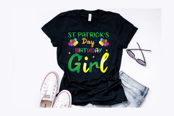 St. Patrick's Birthday Girl Design Graphics